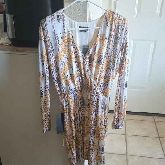 bebe | Dresses | Bebe Silver And Gold Sequin Wrap Dress | Poshmark